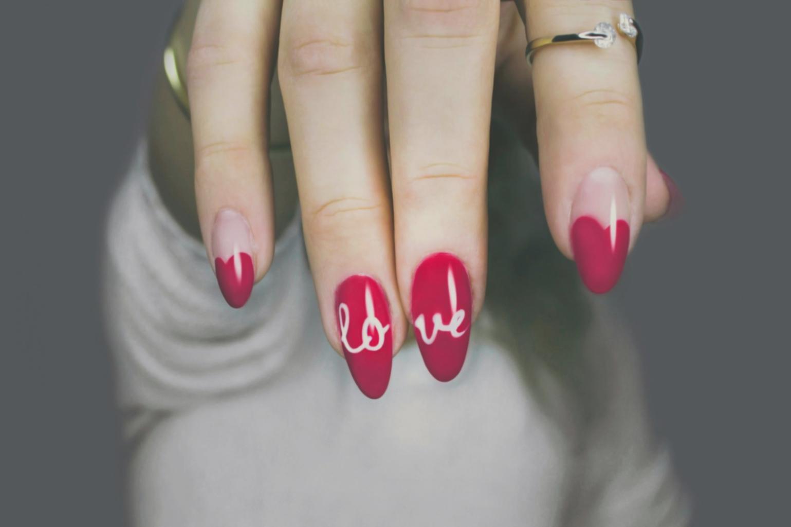 French Manicure Acryl Technik